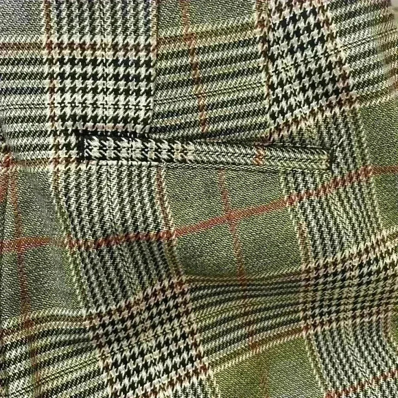 Ladies Express Plaid Slacks Stretch Size 0/R - Picture 5 of 6